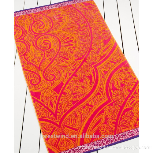 Promotional/Wholesaler Printed Stripe Beach Towel Cotton